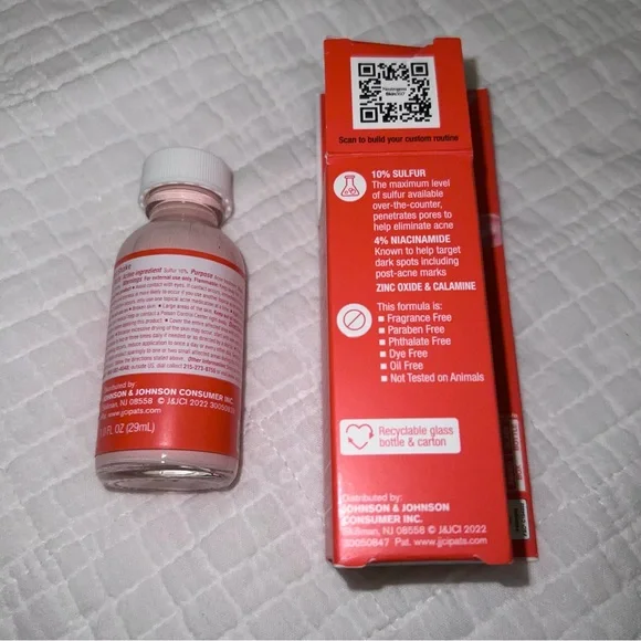 NWT Neutrogena Stubborn Acne Spot Drying Acne Treatment, 10% Sulfur, 1 oz - Picture 2 of 4